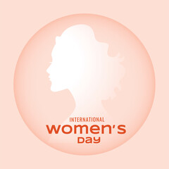happy international women's day background to celebrate empowerment