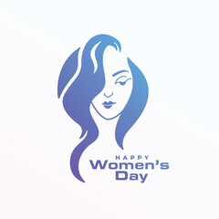happy women's day celebration background to inspire female