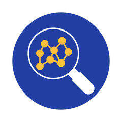 Virus finding Vector Icon

