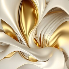 Gold and white background