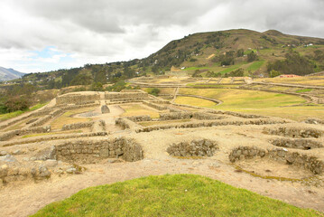 Fototapeta na wymiar Ingapirca, the temple of the sun in Ecuador