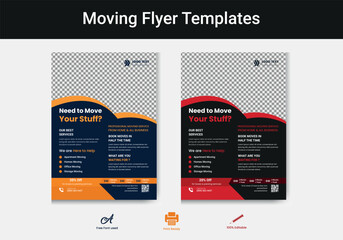 Moving Services Flyer Templates	