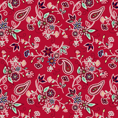 Textile and digital seamless pattern design 
