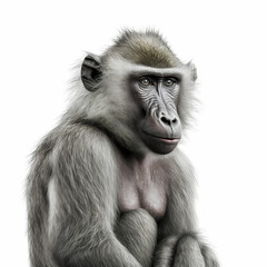 Obraz premium Happy Baboon - Funny Monkey