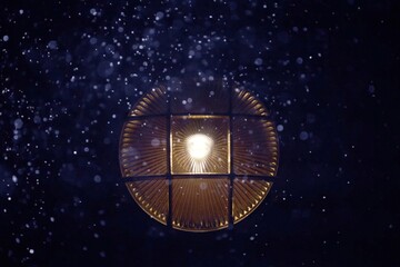 暗闇の中の明かり