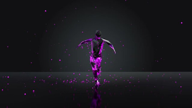 Glass Dancer 3D Video Animation