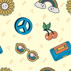 retro style pattern