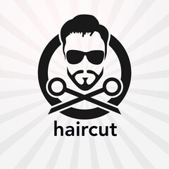 skull and crossbones hair cut