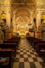 Fototapeta na wymiar San Bernardino church, Canale, Piedmont, Italy