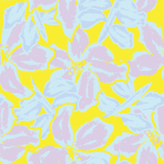 Fototapeta na wymiar Abstract Floral Seamless Pattern Design