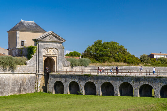 Citadel of Saint Martin on Ile de Re, Charente-Maritime, France