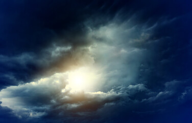 Cloudscape with a Light