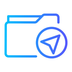 folder gradient icon