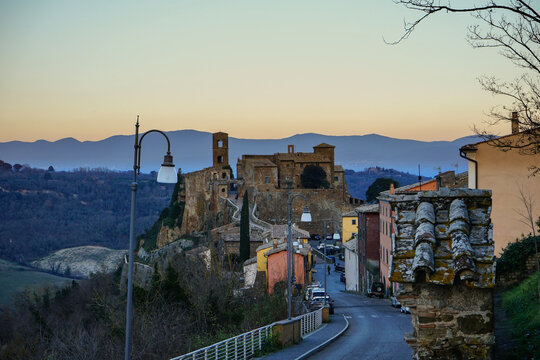 Celleno, the ghost village, Viterbo, Lazio, Italy