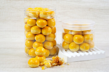 Nastar Cake or Pineapple Tart is a dry cake filled with pineapple jam which is commonly found during Eid al-Fitr celebrations