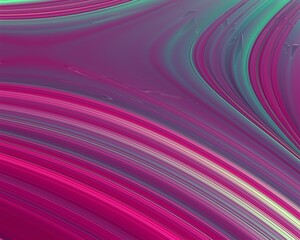 Abstract background, bright colors, lines and curves. Red, pink, blue and magenta colors. 3d illustration, 3d rendering