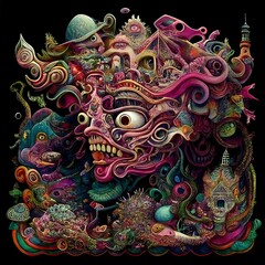 Fototapeta premium Greed (generative AI)