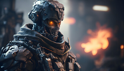 Cyborgs Army - Future War - Generative AI