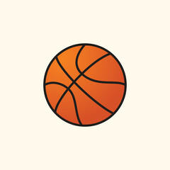 basketball vector logo template