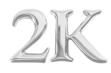 2K Follower Silver Thank You 