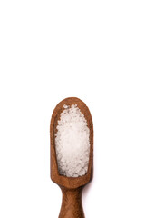  Rock salt on white background