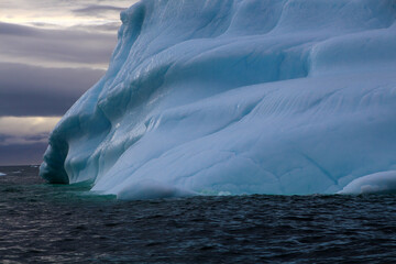 Iceberg in Ilulissat Icefjord in Disko Bay, Greenland, Denmark