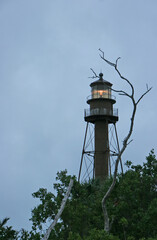 the historic lighthouse at Sanibel Island Florida