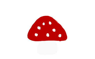 fly mushroom red