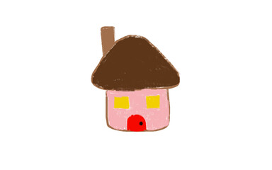 ginger house in pink