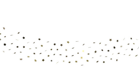 Stars - stars. Confetti celebration, Falling golden abstract decoration for party, birthday celebrate,