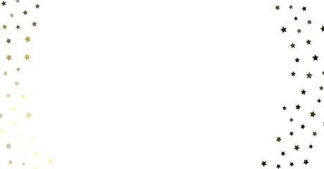 Stars - stars. Confetti celebration, Falling golden abstract decoration for party, birthday celebrate,