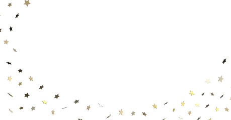 Stars - stars background, sparkle lights confetti falling. magic shining Flying christmas stars on night