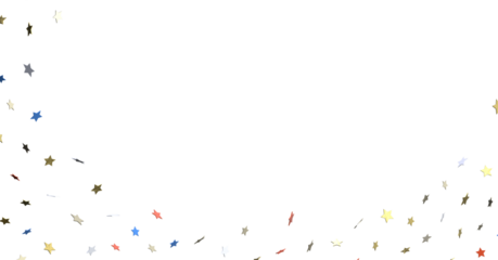 Stars - stars confetti on american independence day
