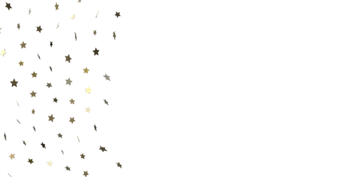 Stars - stars background, sparkle lights confetti falling. magic shining Flying christmas stars on night