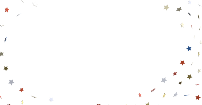 Stars - stars confetti on american independence day