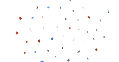 Stars - stars confetti on american independence day