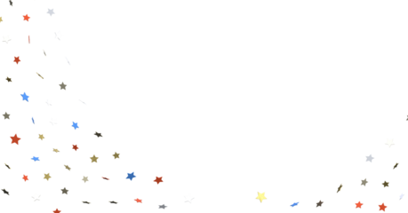 Stars - stars confetti on american independence day
