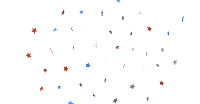 Stars - stars confetti on american independence day