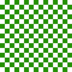 green and white squares