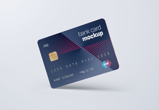 Debit Bank Card Mockup