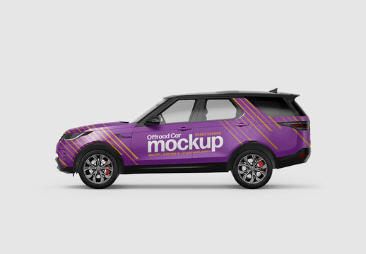 Offroad Car Mockup