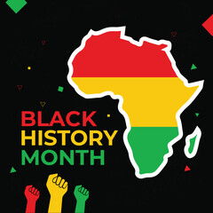 Black History Month Modern And Creative Social Media Post