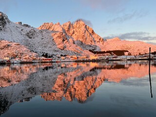 Obraz premium Sunrise in Norway