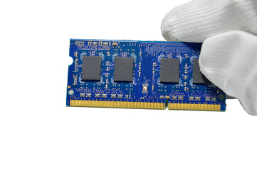 Close-up of notebook RAM type DDR3