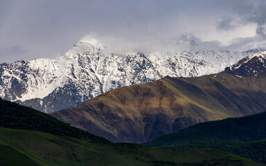 Fototapeta premium landscape in the mountains Ossetia