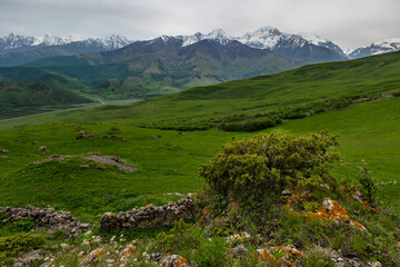 landscape in the mountains Ossetia