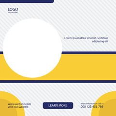 Set of Webinar Poster Design. Good for Social Media Post Template, Webinar, Seminar, Invitation Banner, Poster Education, Flyer, Online Class, Ads, etc illustration vector 