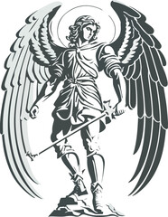 Angel with sword