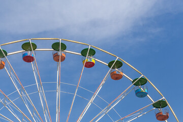 ferris wheel in amusement park outdoor thailand