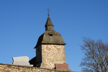 Fototapeta na wymiar La chapelle de la Chartroulle à Allassac(Corrèze)